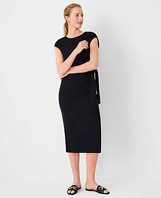 Ann Taylor Petite AT Weekend Column Midi Dress sold by Ann Taylor