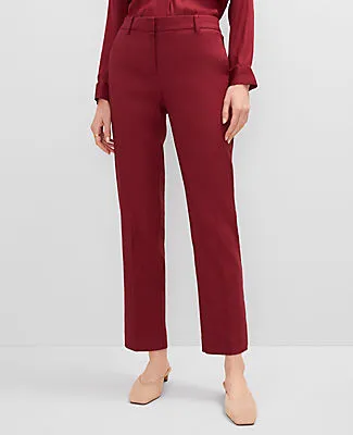 Ann Taylor The Petite Eva Ankle Pant in Linen Blend — Curvy Fit sold by Ann Taylor