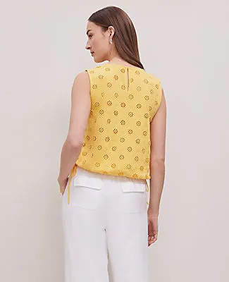 Ann Taylor Petite Weekend Collection Bubble Hem Top sold by Ann Taylor product image thumbnail 2