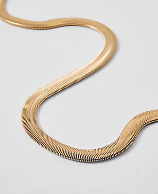 Ann Taylor Chunky Metal Chain Necklace sold by Ann Taylor product image thumbnail 2