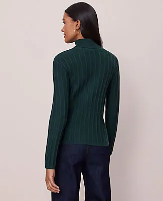 Ann Taylor Ribbed Turtleneck Sweater sold by Ann Taylor product image thumbnail 2
