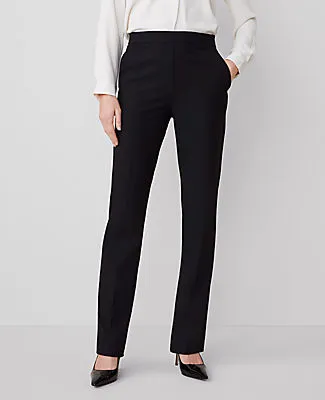 Ann Taylor The Side Zip Straight Pant in Bi-Stretch sold by Ann Taylor product image thumbnail 2