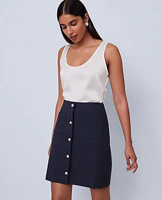 Ann Taylor Pocket Skirt in Ponte sold by Ann Taylor