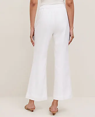 Ann Taylor The Tall Flare Ankle Pant in Linen Blend sold by Ann Taylor product image thumbnail 3