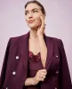 Ann Taylor Fitted Long Double Breasted Blazer sold by Ann Taylor