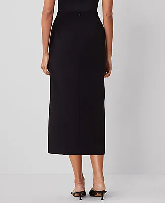 Ann Taylor The Petite Column Maxi Skirt in Fluid Crepe sold by Ann Taylor product image thumbnail 3
