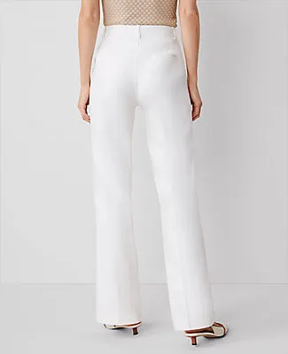 Ann Taylor The Trouser Pant in Herringbone Linen Blend — Curvy Fit sold by Ann Taylor product image thumbnail 2