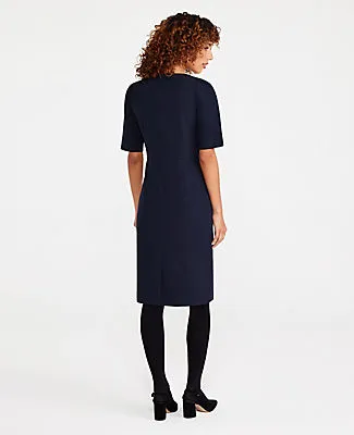 Ann Taylor The Square Neck Sheath Dress in Seasonless Stretch sold by Ann Taylor product image thumbnail 2