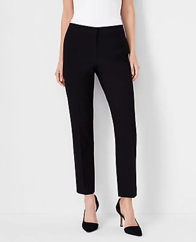 Ann Taylor The Petite Ankle Pant in Seasonless Stretch - Curvy Fit sold by Ann Taylor