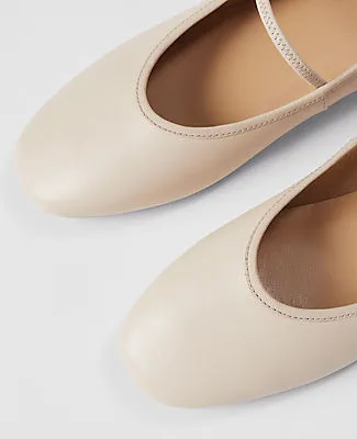 Ann Taylor Mary Jane Leather Ballet Flats sold by Ann Taylor product image thumbnail 2