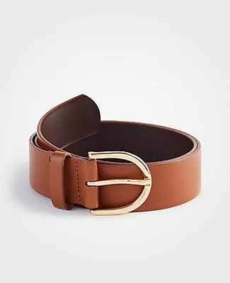 Ann Taylor Wide Leather Trouser Belt sold by Ann Taylor