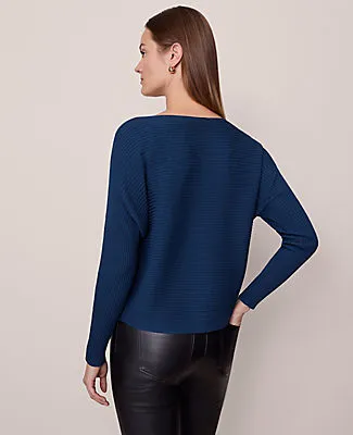 Ann Taylor Ribbed Boatneck Sweater sold by Ann Taylor product image thumbnail 2