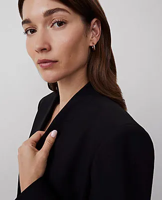 Ann Taylor The Petite Collarless Blazer in Seasonless Stretch sold by Ann Taylor product image thumbnail 3