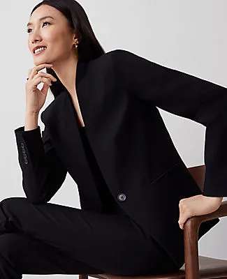 Ann Taylor The Cutaway Blazer in Bi-Stretch sold by Ann Taylor product image thumbnail 3
