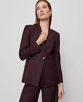 Ann Taylor The Petite One-Button Blazer sold by Ann Taylor product image thumbnail 4