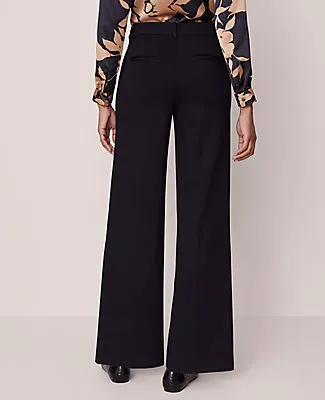 Ann Taylor The Wide-Leg Pant in Ponte sold by Ann Taylor product image thumbnail 3