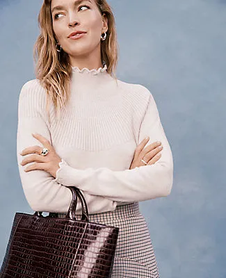 Ann Taylor Croco Tote Bag sold by Ann Taylor product image thumbnail 3