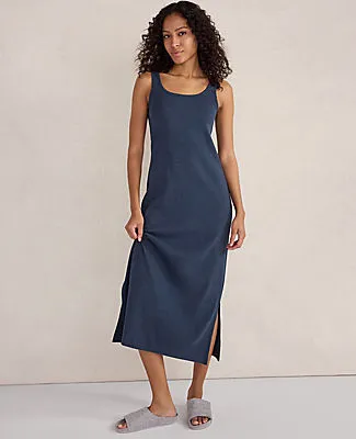 Ann Taylor Haven Well Within Organic Cotton Rib Knit Midi Dress sold by Ann Taylor