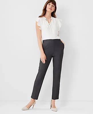 Ann Taylor The Side Zip Ankle Pant in Bi-Stretch sold by Ann Taylor product image thumbnail 3
