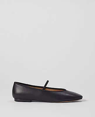 Ann Taylor Mary Jane Leather Ballet Flats sold by Ann Taylor