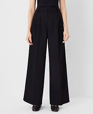 Ann Taylor The Petite Pleated Wide-Leg Pant sold by Ann Taylor