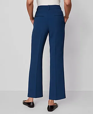 Ann Taylor The Tall Flare Ankle Pant in Fluid Crepe sold by Ann Taylor product image thumbnail 3
