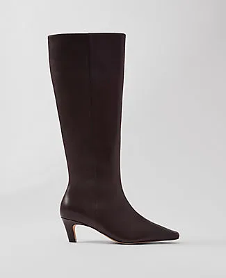 Ann Taylor Skinny Heel Leather Tall Boot sold by Ann Taylor