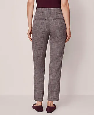 Ann Taylor The Petite High Rise Ankle Pant in Plaid sold by Ann Taylor product image thumbnail 4