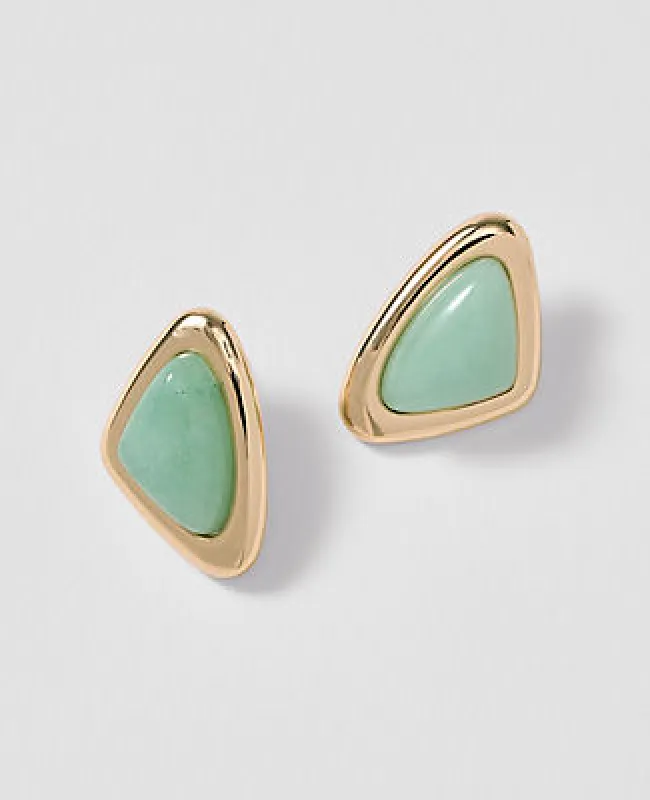 Ann Taylor Triangle Stone Stud Earrings sold by Ann Taylor