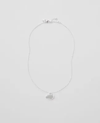 Ann Taylor Textured Metal Disc Pendant Necklace sold by Ann Taylor