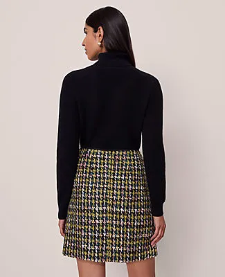 Ann Taylor Houndstooth Tweed Skirt sold by Ann Taylor product image thumbnail 2