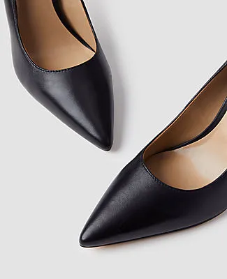 Ann Taylor Mila Leather Pumps sold by Ann Taylor product image thumbnail 2