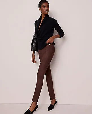 Ann Taylor The Polished Legging in Faux Suede sold by Ann Taylor