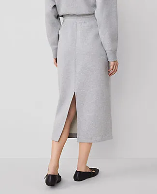 Ann Taylor Petite Weekend Collection Fleece Midi Skirt sold by Ann Taylor product image thumbnail 3