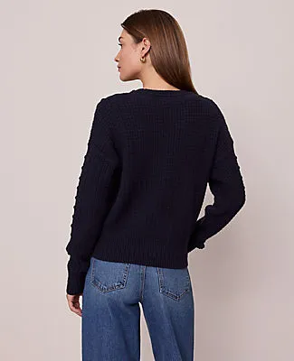 Ann Taylor Weekend Collection Popcorn-Stitch Cable Sweater sold by Ann Taylor product image thumbnail 2