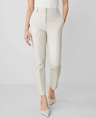 Ann Taylor The High Rise Everyday Ankle Pant in Stretch Cotton sold by Ann Taylor product image thumbnail 2