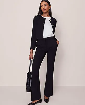 Ann Taylor The Skinny Flare Pant in Ponte sold by Ann Taylor