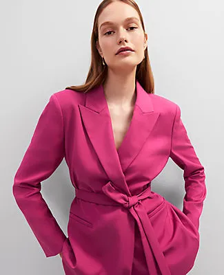Ann Taylor The Petite Belted Blazer sold by Ann Taylor product image thumbnail 5