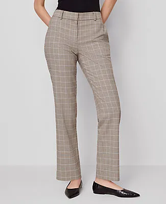 Ann Taylor The Straight Pant in Plaid — Curvy Fit sold by Ann Taylor