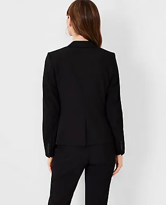 Ann Taylor The Tall One-Button Blazer in Seasonless Stretch sold by Ann Taylor product image thumbnail 2