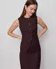 Ann Taylor The Petite Long Crew Neck Vest sold by Ann Taylor
