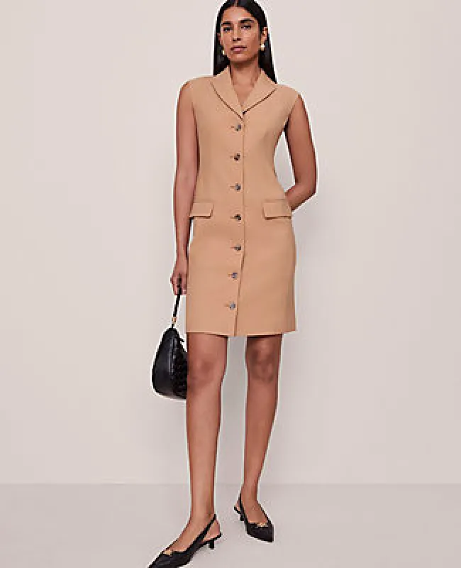 Ann Taylor The Peak Lapel Blazer Dress sold by Ann Taylor