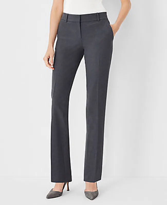 Ann Taylor The Petite Straight Pant in Seasonless Stretch sold by Ann Taylor
