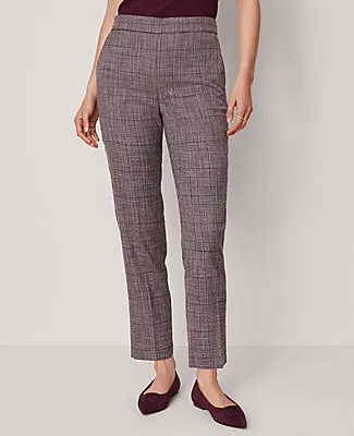 Ann Taylor The High Rise Ankle Pant in Plaid sold by Ann Taylor product image thumbnail 3
