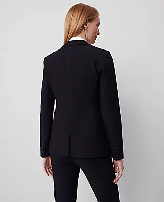 Ann Taylor The Petite Long One-Button Blazer in Bi-Stretch sold by Ann Taylor product image thumbnail 2