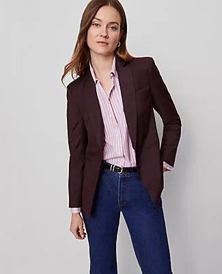 Ann Taylor The Petite One-Button Blazer sold by Ann Taylor
