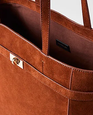 Ann Taylor Suede Belted Tote sold by Ann Taylor product image thumbnail 2