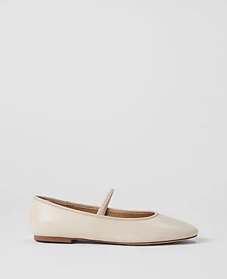 Ann Taylor Mary Jane Leather Ballet Flats sold by Ann Taylor