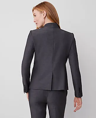 Ann Taylor The Petite Cutaway Blazer in Bi-Stretch sold by Ann Taylor product image thumbnail 2
