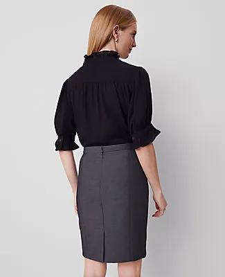 Ann Taylor The Pencil Skirt in Bi-Stretch sold by Ann Taylor product image thumbnail 3